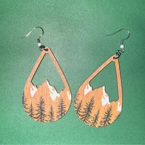 Woodland Teardrop Earrings